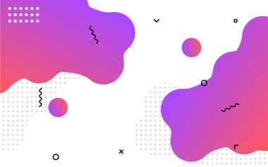 Sıvı soyut pankart tasarımı. Akışkan Vektör biçimli arkaplan. Sosyal medya ve web siteleri için modern Grafik Şablonu Modeli. Vektör illüstrasyonu