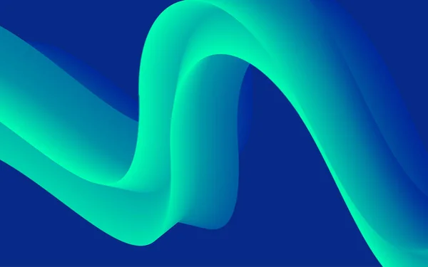 Wave Vector Element Abstract Lines Website Banner Brochure Curve Flow — Stock Vector