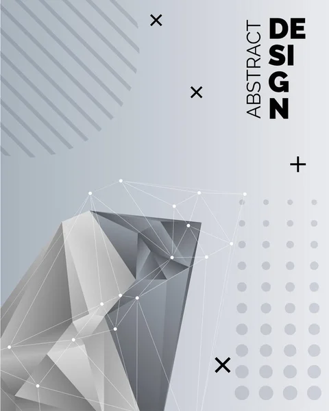 Schwarzer Vektor Verschwommenes Dreieck Hintergrunddesign Geometrischer Hintergrund Origami Stil Mit — Stockvektor