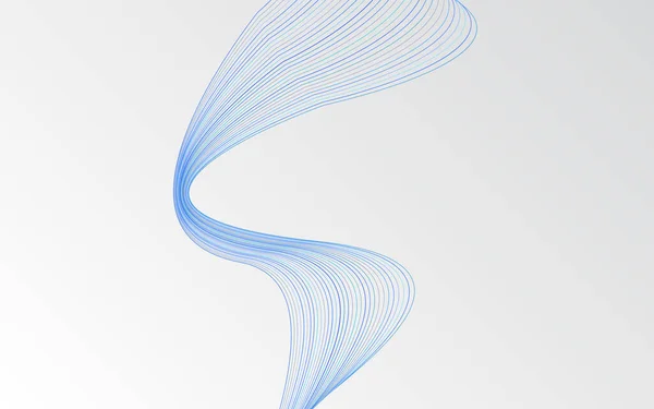 Stylové Modré Vlnité Čáry Abstraktní Pozadí Design Vektorové Ilustrace — Stockový vektor