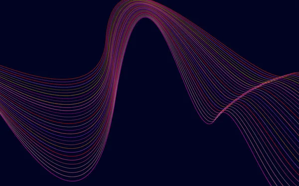 Помаши Тенью Абстрактные Красные Линии Фоне Векторной Иллюстрации — стоковый вектор