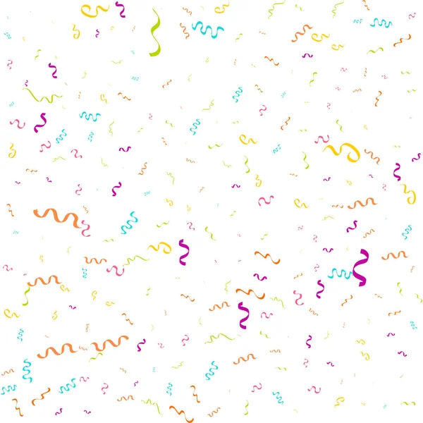 Confetti Concept Ontwerp Sjabloon Vakantie Happy Day Witte Achtergrond Celebration — Stockvector