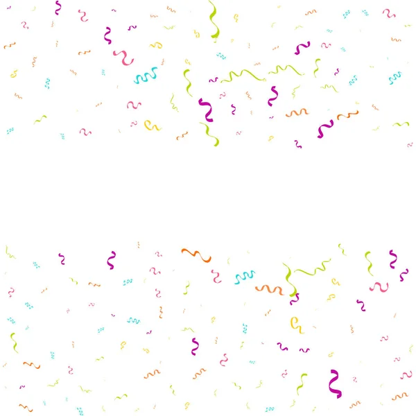 Confetti Concept Design Template Holiday Happy Day White Background Celebration — Stock Vector