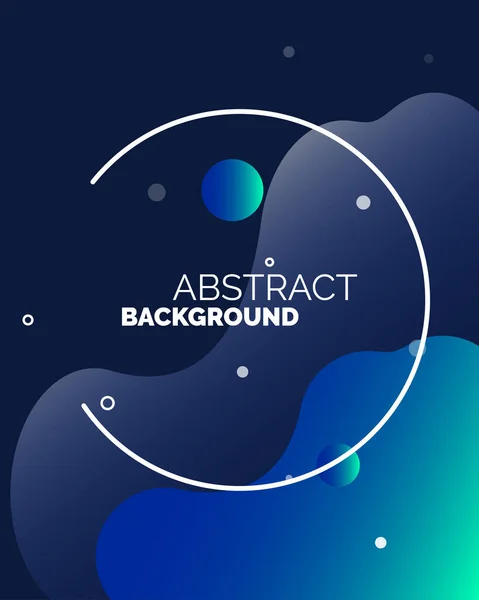 Abstraktní Plakáty Tekoucí Tekutinou Kuličky Skvrny Tvorba Tekutých Tvarů Moderní — Stockový vektor