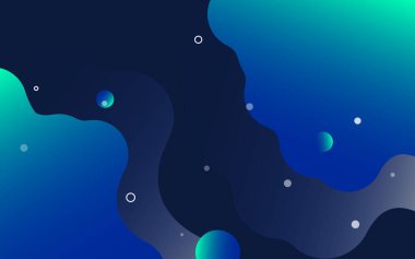 Sıvı şekiller ve formlar. Rengi değişen kabarcıklar. Düz çizgi film. İzole edilmiş leke dizaynı. Tipografi ya da afiş. Soyut Sanatsal Tasarım Vektörü İllüstrasyonu