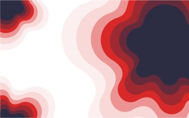 Soyut Kağıt Kesimi Sancak Şablonu arkaplanı. Kağıt kesiği şekiller. Sancak Vektörü İllüstrasyonu Şablonu