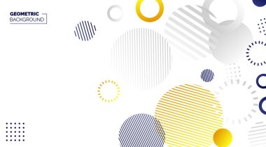 Renkli geometrik bayrak arkaplanı. Ağ için en düşük kapak şablonu tasarımı. Geometrik şekilleri ve çizgileri olan modern soyut bir arkaplan. Eps10 Vektör İllüstrasyonu