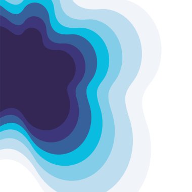 soyut Kağıt Kesimi Arkaplan Şablon Vektör İllüstrasyonu