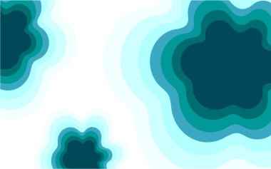 Soyut Kağıt Kesimi Sancak Şablonu arkaplanı. Kağıt kesiği şekiller. Sancak Vektörü İllüstrasyonu Şablonu