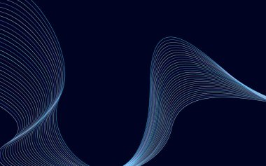 Soyut Renkli Çizgiler Dalgalı Çizgiler Arkaplan Vektörü Resimleri