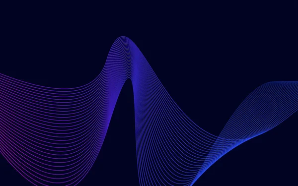 Διάνυσμα Αφηρημένο Κύμα Φόντο Μπλε Κύματα Φόντο Διάνυσμα Εικονογράφηση — Διανυσματικό Αρχείο