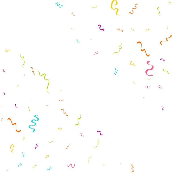 コンフェッティのコンセプトデザインテンプレートの休日ハッピーデー ホワイトバックグランドお祝いベクトルイラスト ベクターイラスト — ストックベクタ