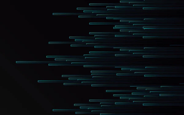 Abstraktní Modré Světlo Rychlost Trubky Zoom Černém Pozadí Technologie Vektor — Stockový vektor