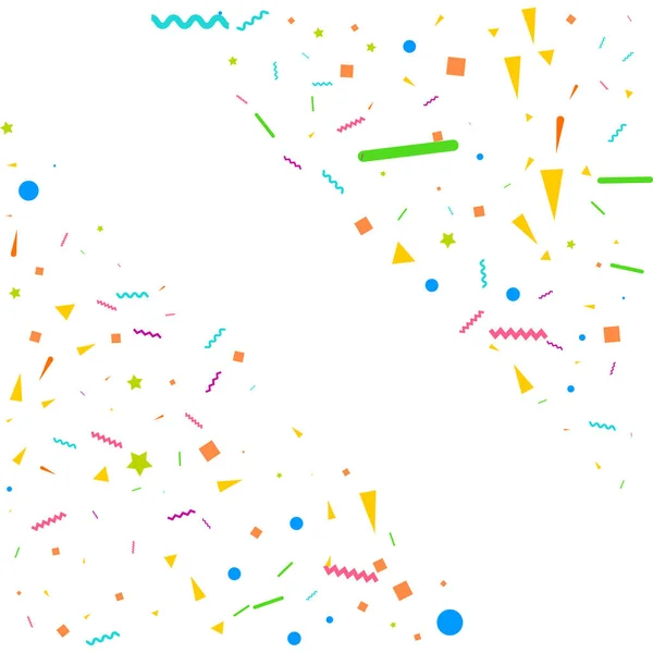 Confettis Concept Design Modèle Vacances Happy Day Illustration Vectorielle Célébration — Image vectorielle