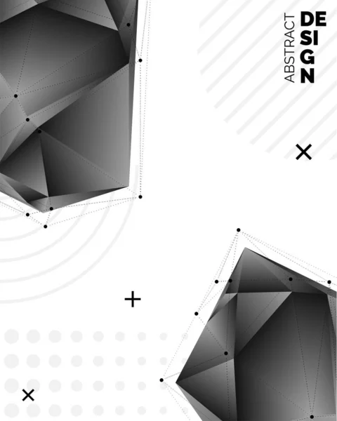 Abstraktní Trojúhelníkové Pozadí Trojúhelníky Moderní Tapeta Vektorová Ilustrace Vektoru — Stockový vektor