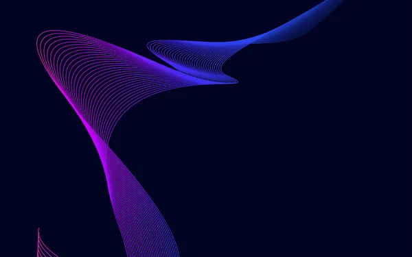 Vetor Abstrato Onda Fundo Azul Ondas Fundo Vector Ilustração — Vetor de Stock