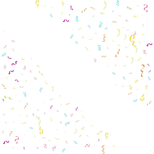Confetti Concept Design Template Holiday Happy Day White Background Celebration — Stock Vector