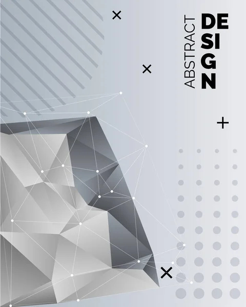 Svart Vektor Suddig Triangel Bakgrund Design Geometrisk Bakgrund Origami Stil — Stock vektor