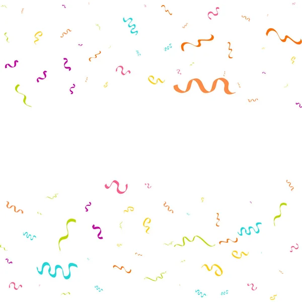 Kleurrijke Confetti Vector Feestelijke Illustratie Van Vallende Glanzende Confetti Geïsoleerd — Stockvector