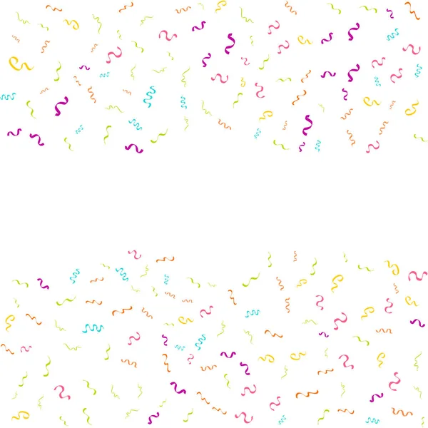 Confetti Concept Design Template Holiday Happy Day White Background Celebration — Stock Vector