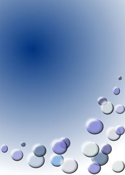 Blue Bubbly Background — Stock Photo, Image