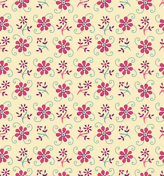 Fleurs rose — Image vectorielle