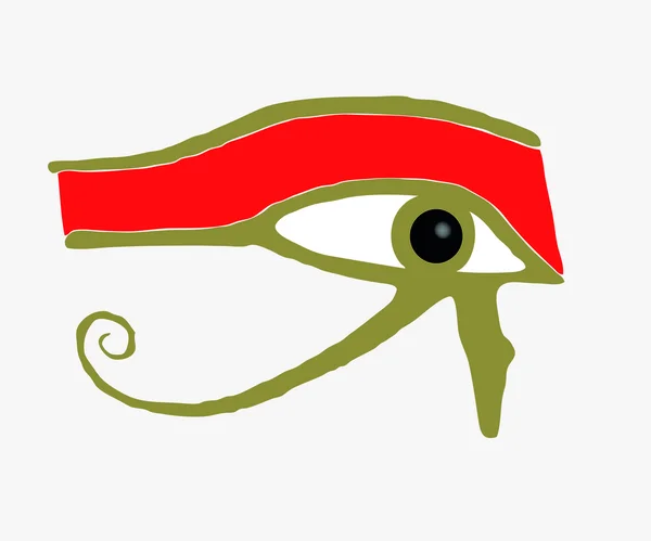 Œil d'Oudjat - symbole égyptien — Photo