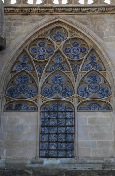 Базиліки Сен-Назер-середньовічні міста Каркассон - Франції — стокове фото