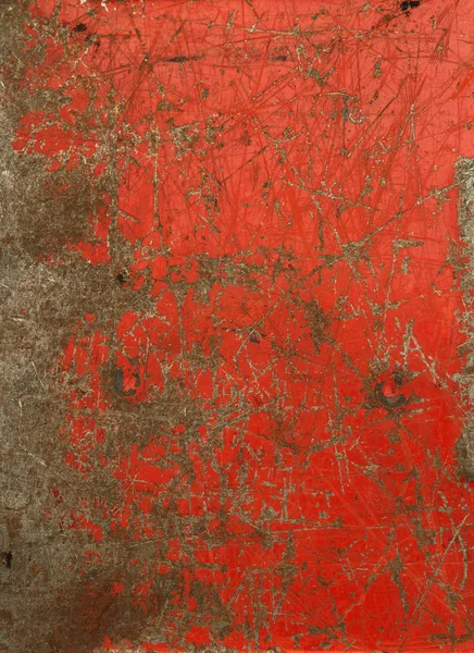 Painted scratched metal texture — Stock Photo, Image