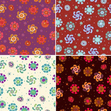 Bu çocuk, dergiler, web siteleri, tekstil endüstrisi için seamless süs modeli olduğunu