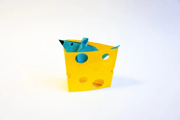 Topo e formaggio — Foto Stock