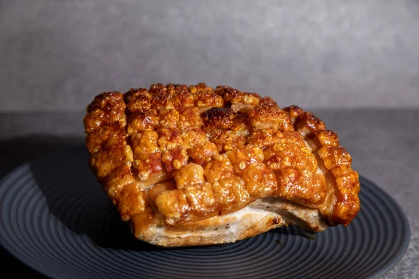 Roasted Pork Belly Crispy Crackling — Stock Photo, Image