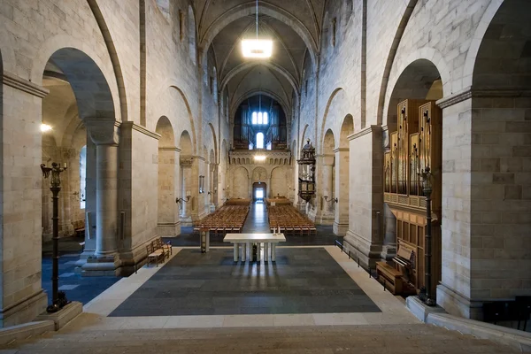 güzel iç katedral Lund, İsveç.