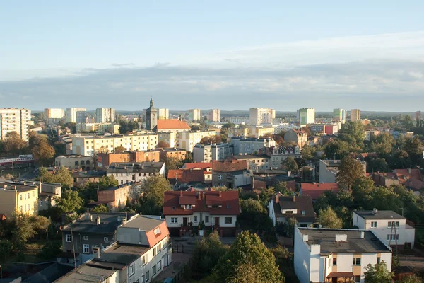 Nice view on Polish city. — Stock Photo, Image