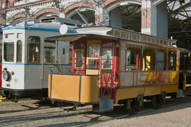 eski tarihi tramvay.