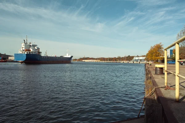 Mooi uitzicht op de haven. — Stockfoto