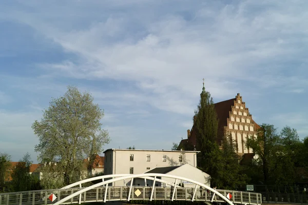 Vista agradável sobre Bydgoszcz, Polônia . — Fotografia de Stock