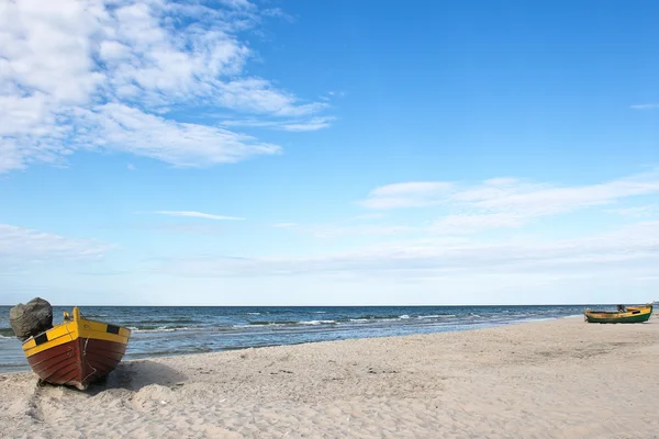 Dębki, stranden i Polen — Stockfoto