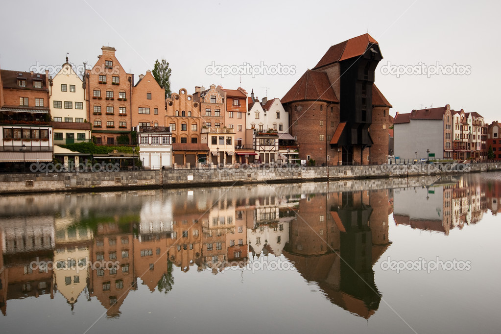 Old Hanzeatic Crane in Gdansk.