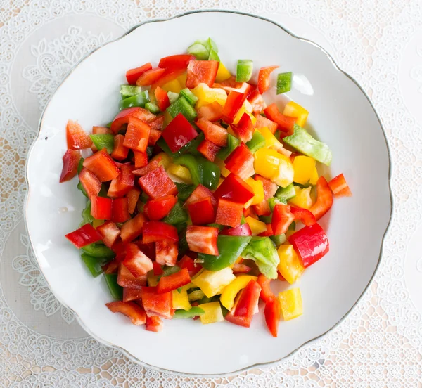 Vereinte Farben des Gemüses. — Stockfoto