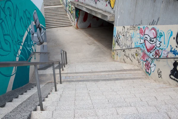 Гданськ Заспа графіті underpass. — стокове фото