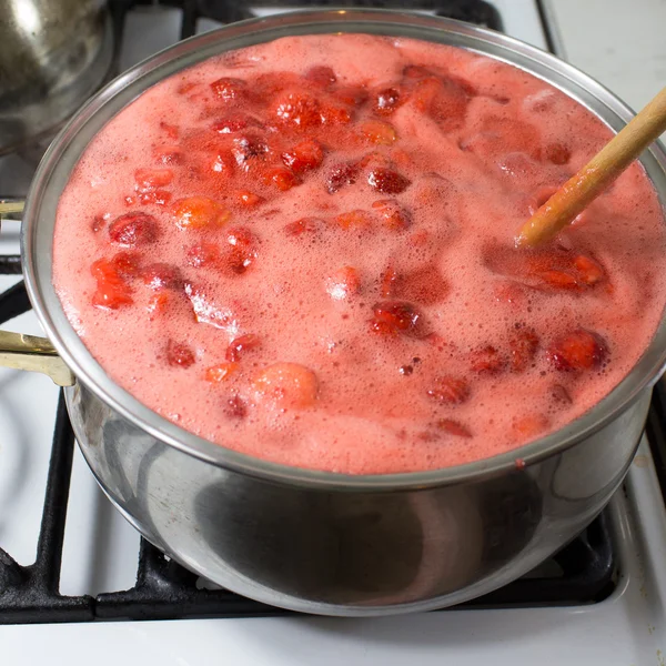 Strawberry jam. — Stock Photo, Image