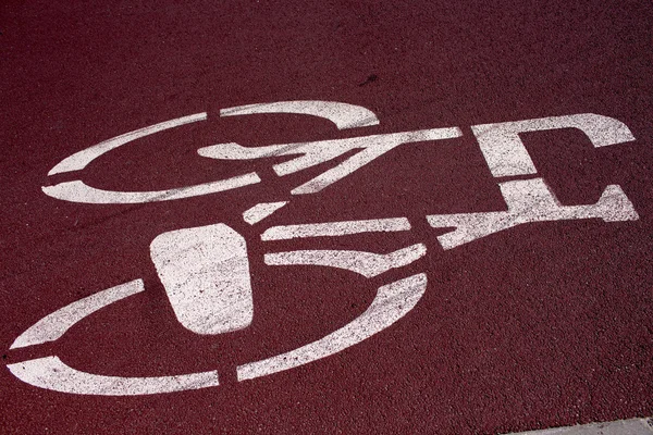 Fahrradschild. — Stockfoto