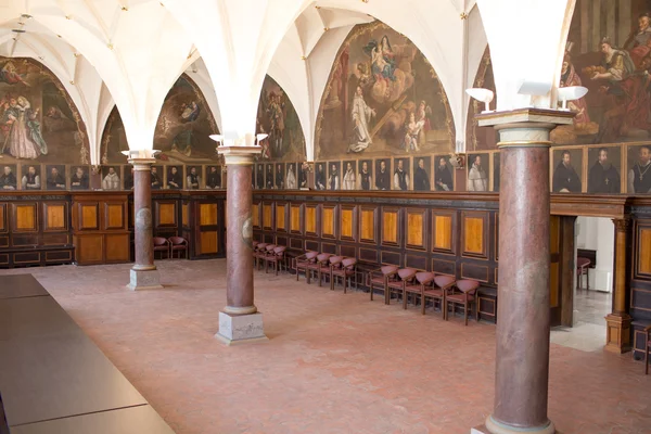 Inside Catholic church. — Stockfoto