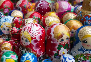 Rus bebek Matruşka aile.