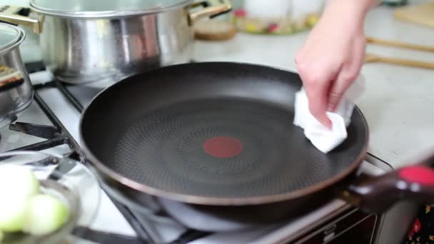 Preparation of lasagne. — Stock Video