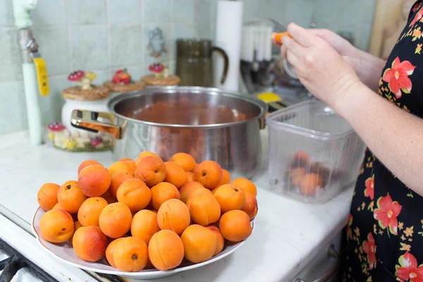 Kayısı reçeli. — Stok fotoğraf