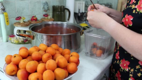 Confiture d'abricot . — Video
