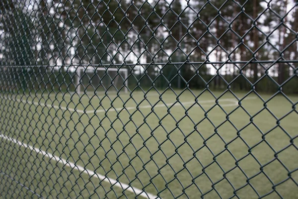 On the football field. — Stock Photo, Image