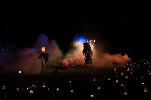 Polska gruppen. Teatr fetaost och teatr poza tym i skådespel "te bia — Stockfoto